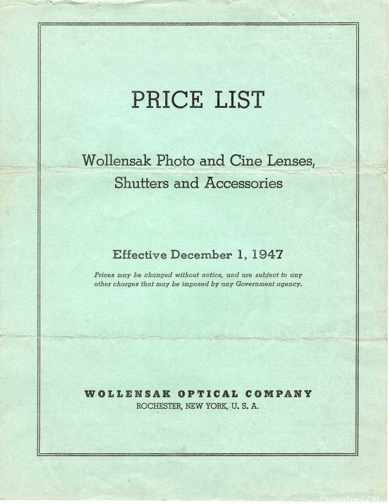Wollensak书籍出版物PDF文件索引目录
