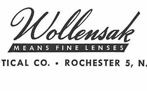 Wollensak光学公司历史以及电影镜头列表