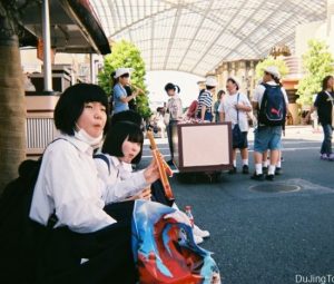 在大阪旅游时候拍摄电影胶片