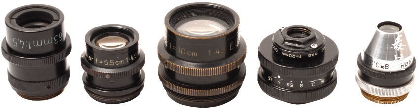 显微镜头测试第1部分：蔡司Luminar 63 mm f / 4.5 Leitz Milar 65 mm f / 4.5  Olympus 20 mm f / 3.5 Lomo 9x 0.20显微镜物镜  