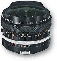 Nikon 16mm f/3.5 Fisheye AUTO尼康最清晰的全画幅鱼眼镜头资料
