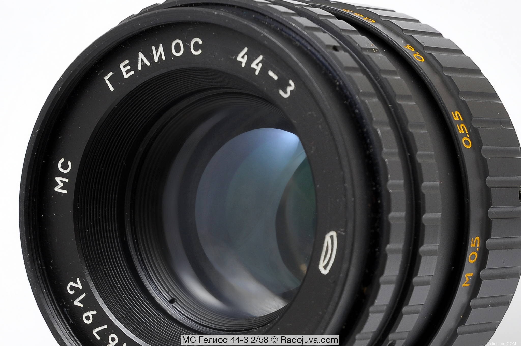 苏联镜头： Helios 44-3 2/58 MS MMZ, 8 光圈版