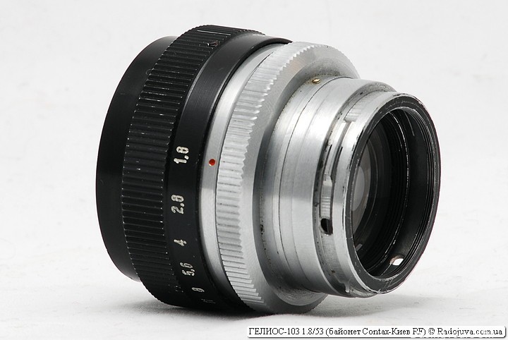 苏联镜头：HELIOS-103 1.8 / 53 评测资料及样片，带 Contax-Kiev RF 转接环。