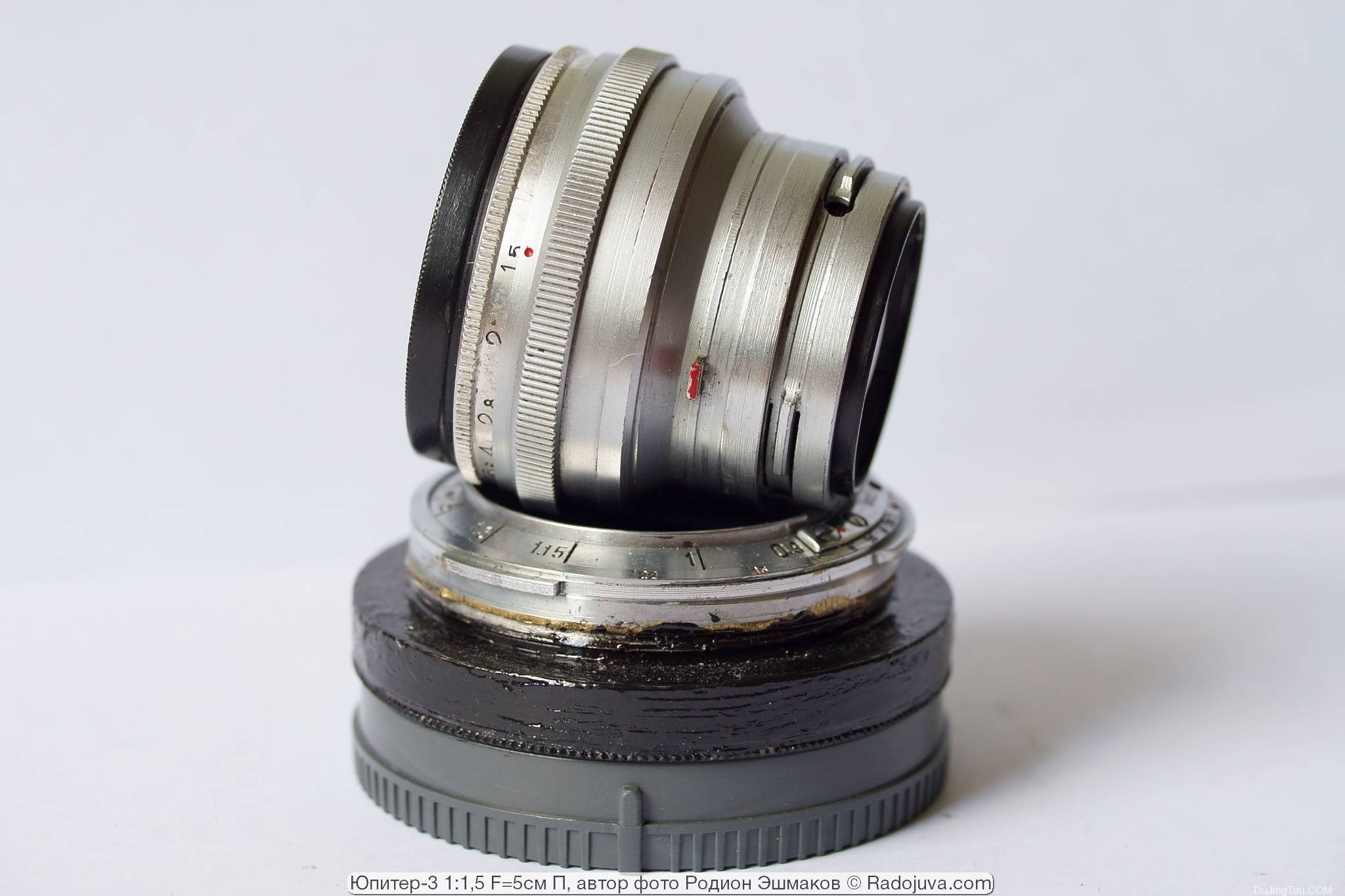苏联镜头：Jupiter-3 1: 1,5 F = 5cm P (ZOMZ, 1963版本) Contax RF 
