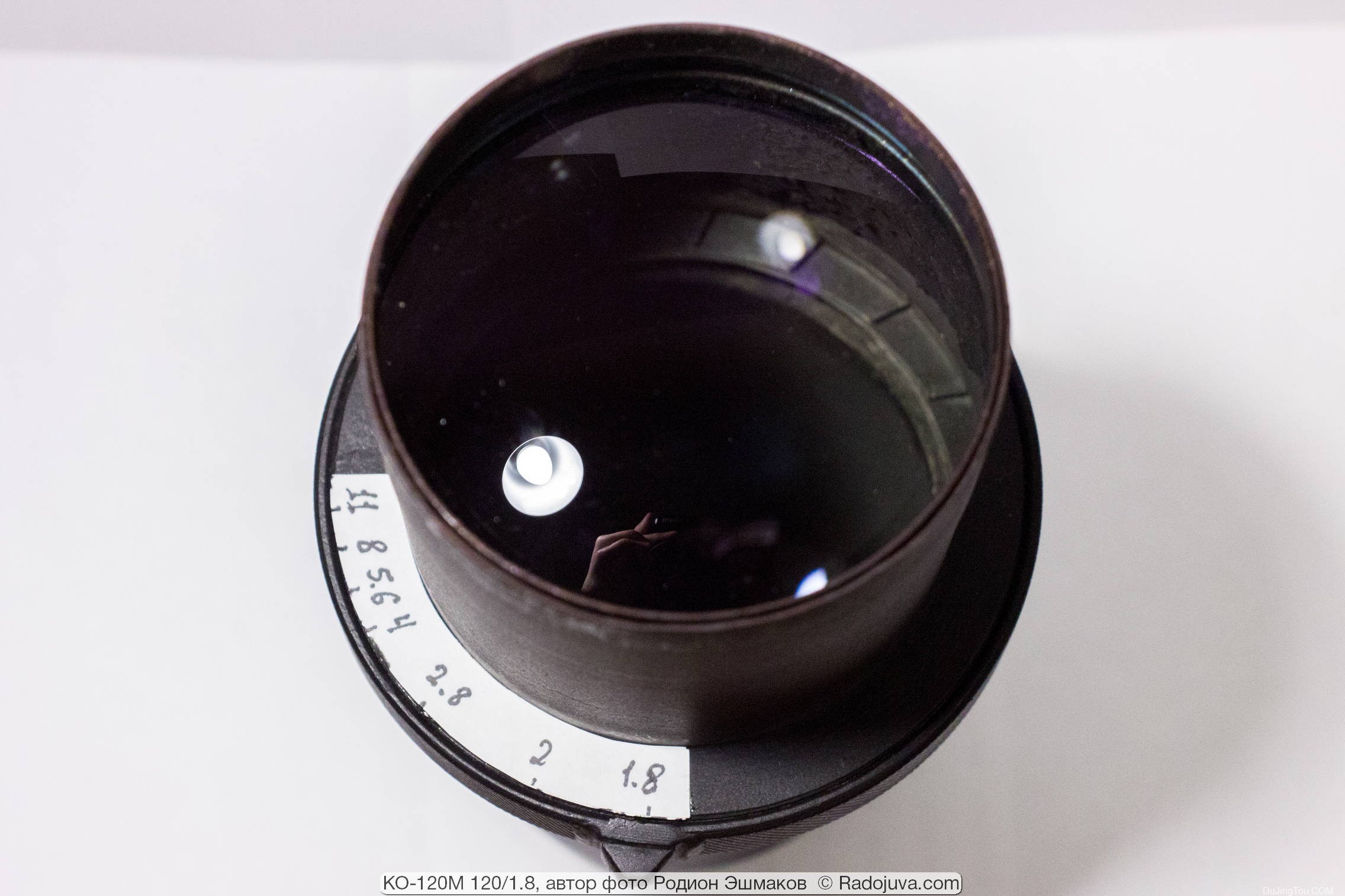 苏联镜头：KO-120M 120 / 1.8 带光圈和快门的改造版本，电影放映镜头资料和样片