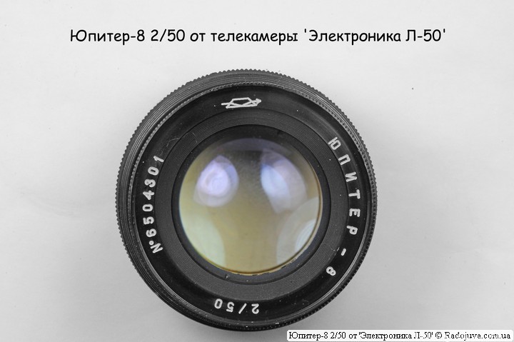 苏联镜头:来自相机“Electronics L-50”的 Jupiter-8 2/50
