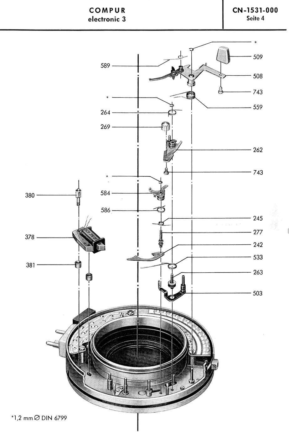 Compur 3电子快门(Compur electronic 3 shutter )介绍及维修手册 – 毒镜头